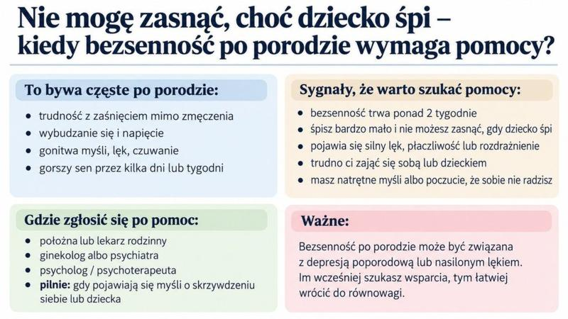 Bezsenność po porodzie