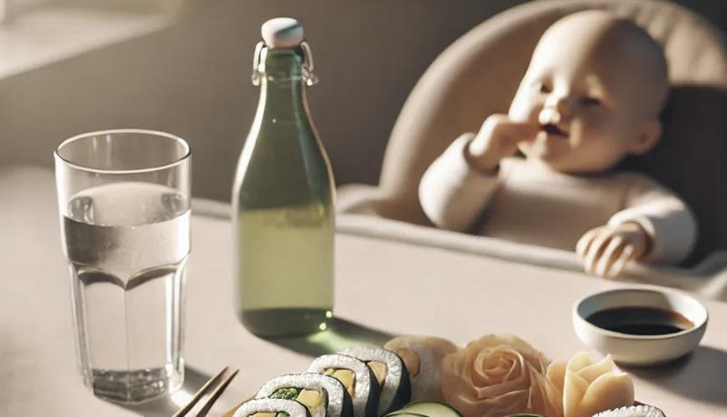 Ryzyka sushi podczas karmienia