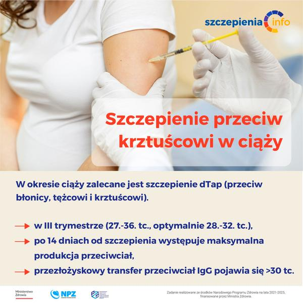 Szczepienie przeciw krztuścowi w ciąży