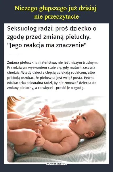 Zmiana pieluchy porady dla rodziców